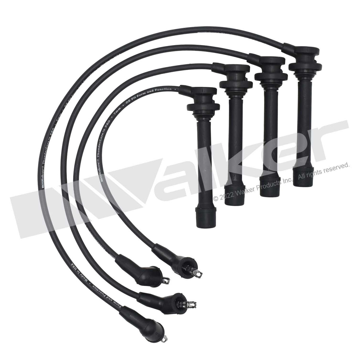Walker Products ThunderCore PRO Spark Plug Wire Set - 924-1750
