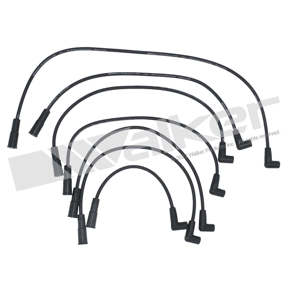 Walker Products ThunderCore PRO Spark Plug Wire Set - 924-1799