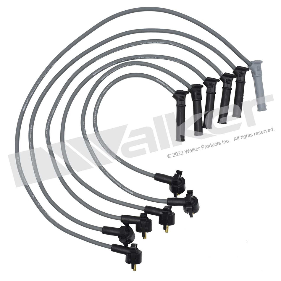 Walker Products ThunderCore PRO Spark Plug Wire Set - 924-1938