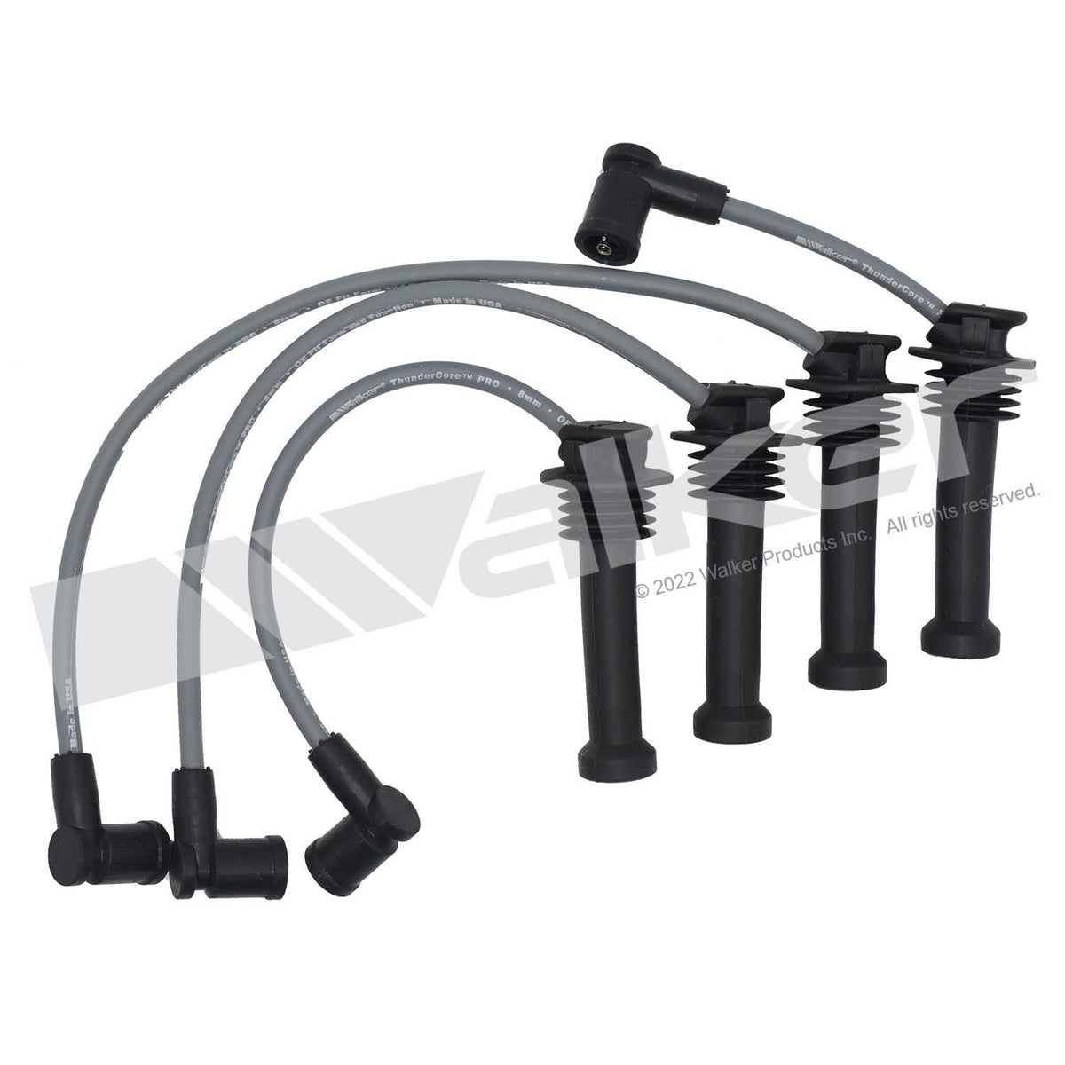 Walker Products ThunderCore PRO Spark Plug Wire Set - 924-2004