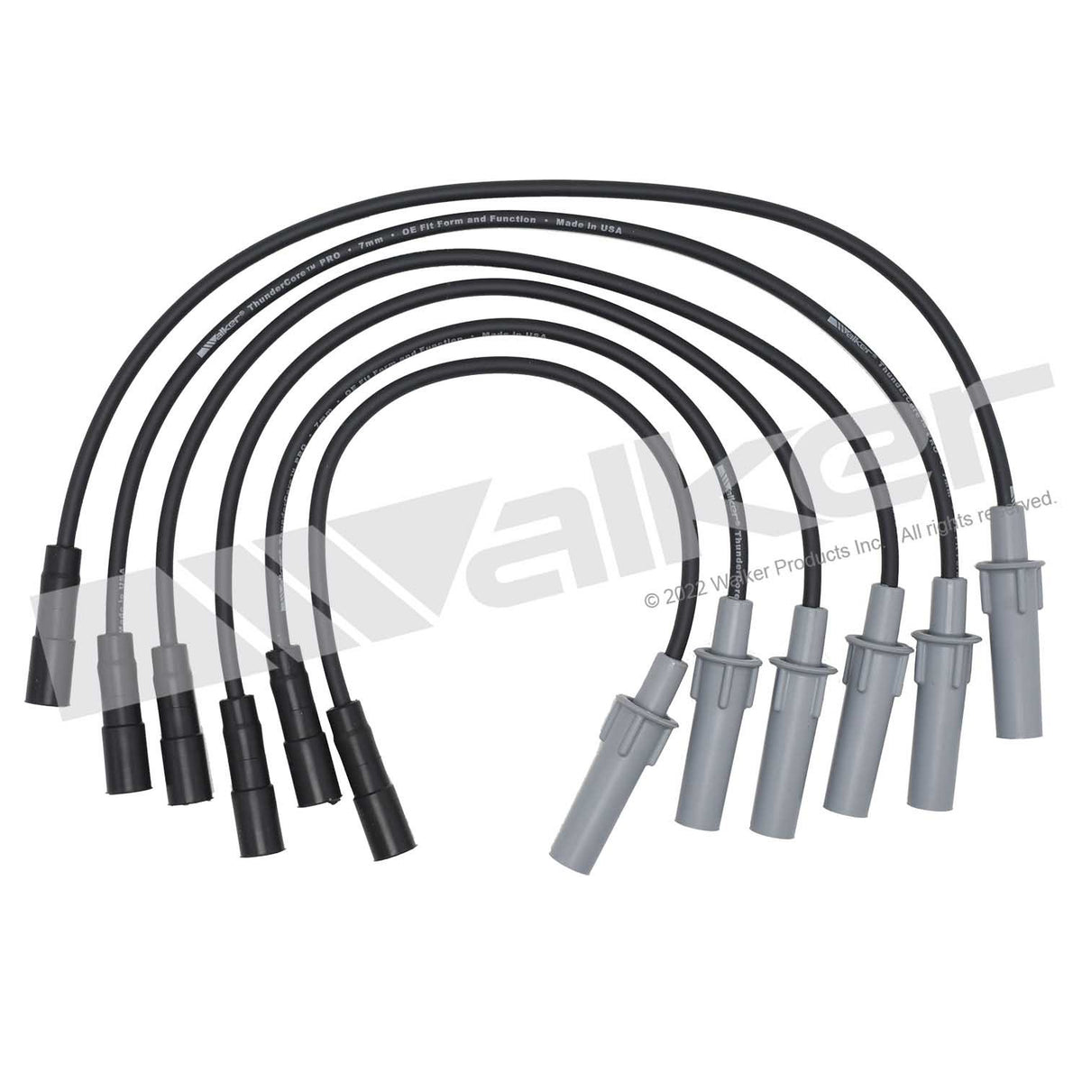Walker Products ThunderCore PRO Spark Plug Wire Set - 924-2076