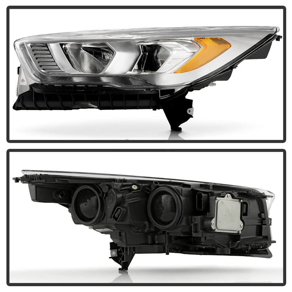 Spyder Auto 9956126 DRL Chrome Bezel Headlight - OE Left