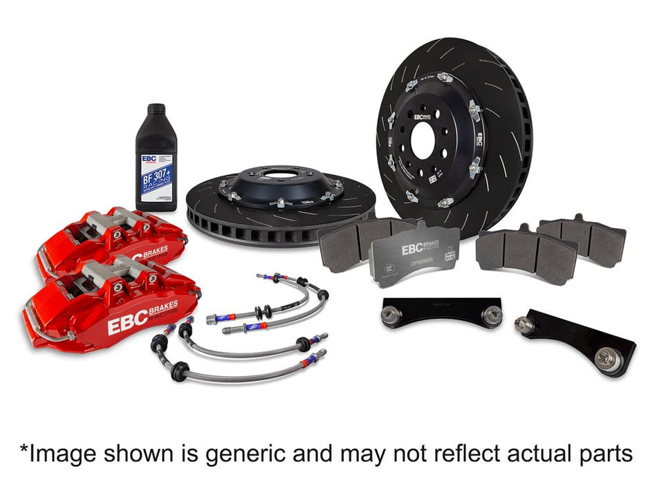 EBC Brakes Brake Pad Rotor Caliper - BBK018BLK-1