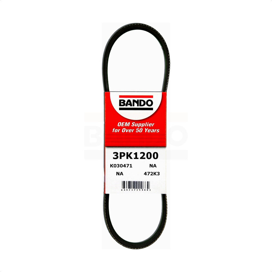 Power Steering Accessory Drive Belt BAN-3PK1200 For 10-11 Toyota Camry 2.5L with OE No.90916-A2022