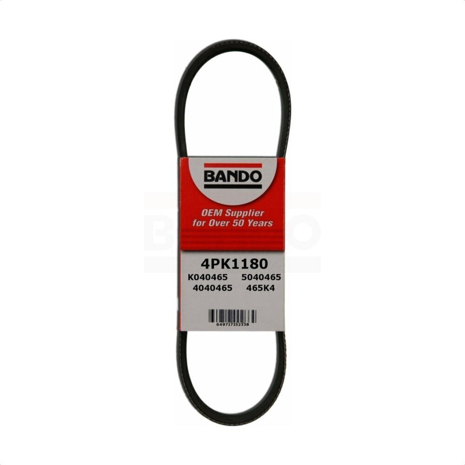 Water Pump Alternator Air Conditioning Accessory Drive Belt BAN-4PK1180 For Toyota Yaris Echo 1.5L by Bando