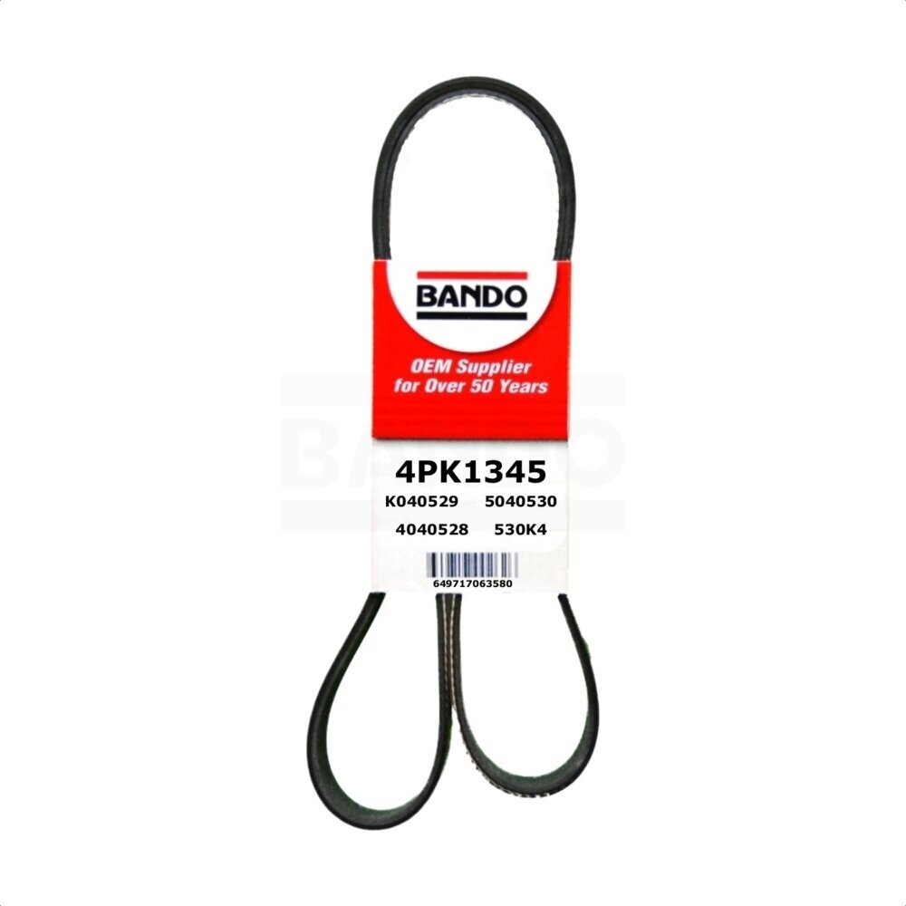Air Conditioning Accessory Drive Belt BAN-4PK1345 For Nissan Frontier Xterra with OE No.11920-4S100 by Bando