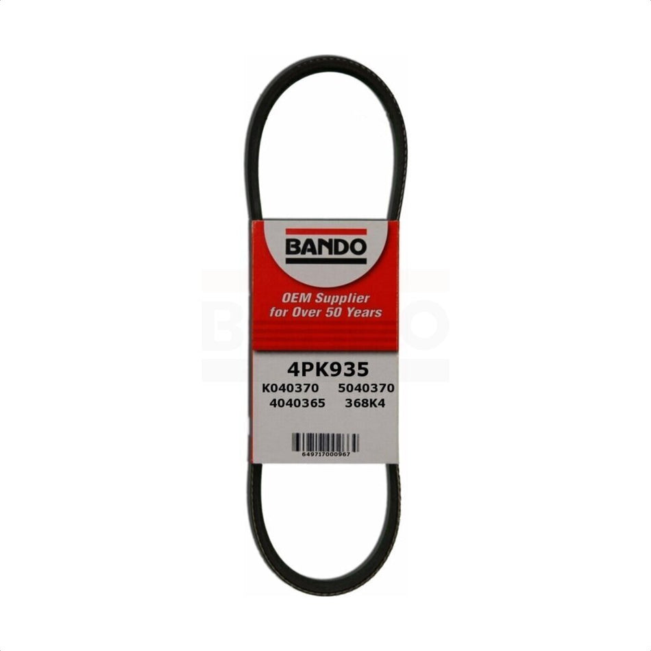 Air Conditioning Accessory Drive Belt BAN-4PK935 For 1990 Mitsubishi Galant 2.0L with Manual transmission by Bando