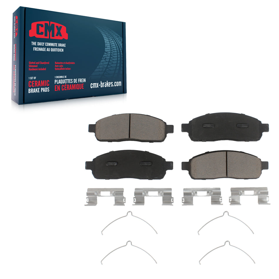 Front Ceramic Disc Brake Pads CMX-D1083 For Ford F-150 Lincoln Mark LT