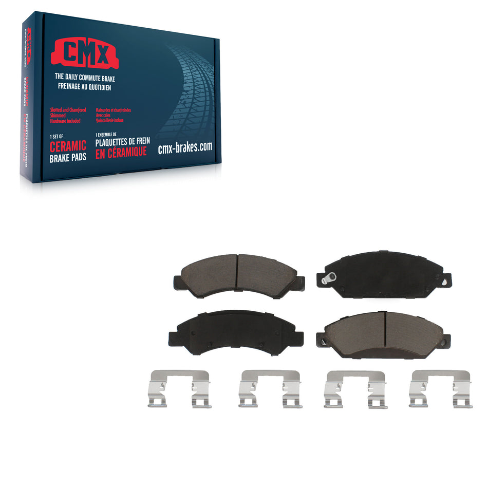 Front Ceramic Disc Brake Pads CMX-D1092 For Chevrolet Avalanche Cadillac GMC Tahoe Escalade Yukon XL