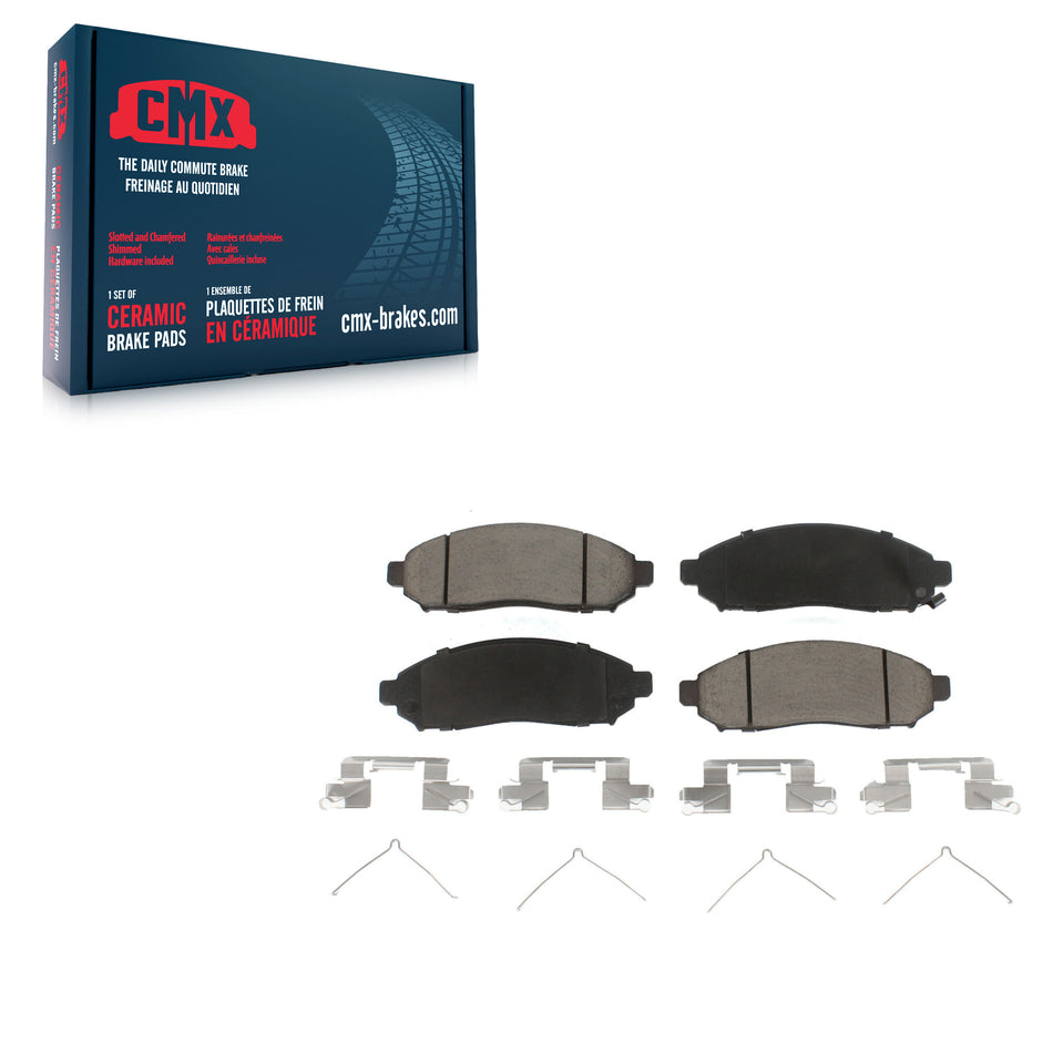 Front Ceramic Disc Brake Pads CMX-D1094 For Nissan Frontier Pathfinder NV200 Xterra LEAF Chevrolet
