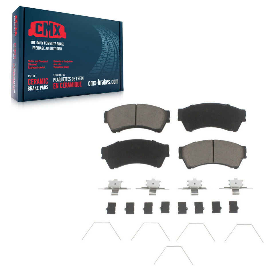 Front Ceramic Disc Brake Pads CMX-D1164 For Ford Fusion Mazda 6 Lincoln MKZ Zephyr Mercury Milan