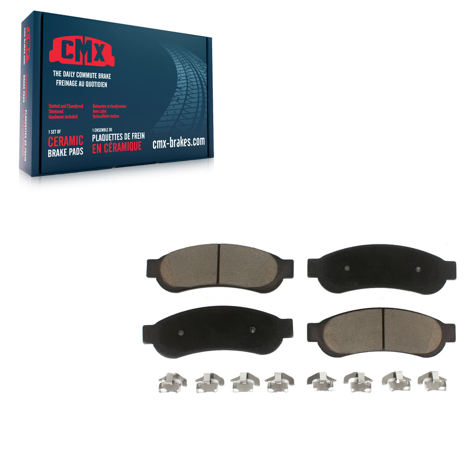 Rear Ceramic Disc Brake Pads CMX-D1334 For Ford F-350 Super Duty F-250 F-450