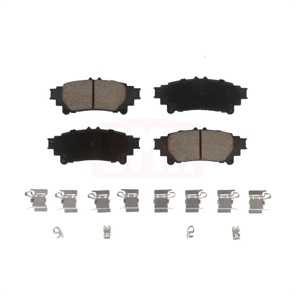 Rear Ceramic Disc Brake Pads CMX-D1391 For Toyota Highlander Sienna Lexus RX350 Prius V GS350 IS250 RX450h IS300 IS200t IS350 RC350 RC300 Mirai RC200t GS300 GS200t GS450h by CMX