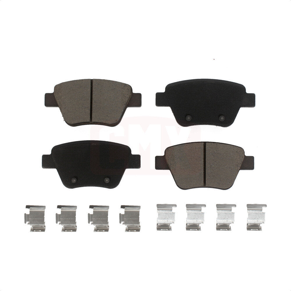 Rear Ceramic Disc Brake Pads CMX-D1456 For Volkswagen Jetta Passat Beetle Golf GTI Eos Audi A3 Quattro by CMX