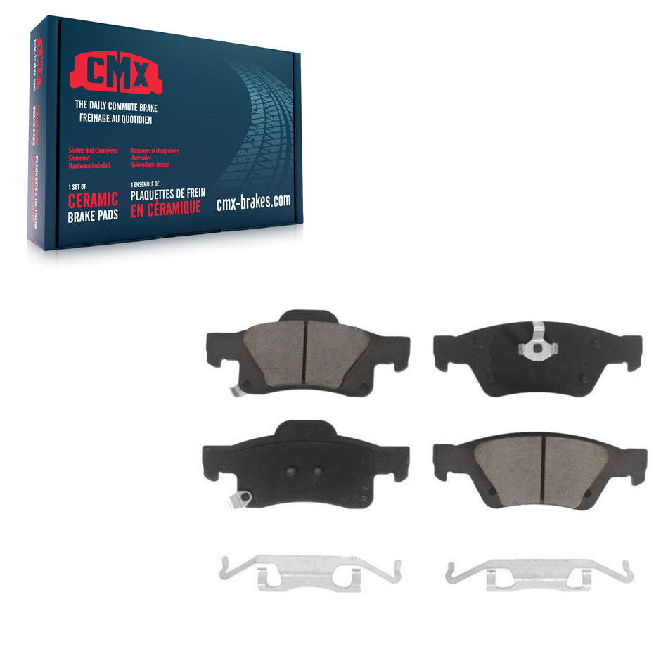 Rear Ceramic Disc Brake Pads CMX-D1498 For Jeep Grand Cherokee Dodge Durango WK