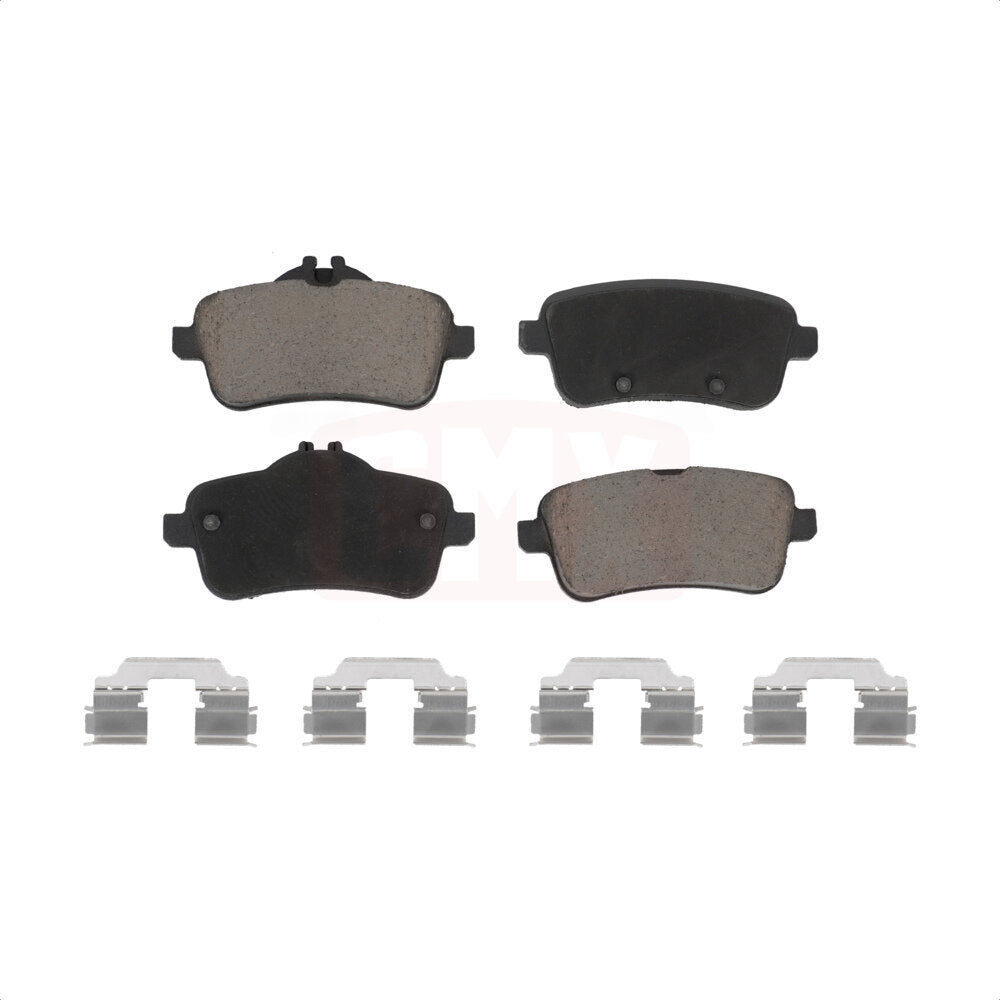 Rear Ceramic Disc Brake Pads CMX-D1630 For Mercedes-Benz ML350 GLE350 GLS450 GL450 GLE43 AMG GL550 GLS550 GL350 GLE400 GLE450 CLA45 ML400 ML550 ML250 GLE63 S GLA45 GL63 GLS63 ML63 SLC43 GLE300d SLK55 by CMX