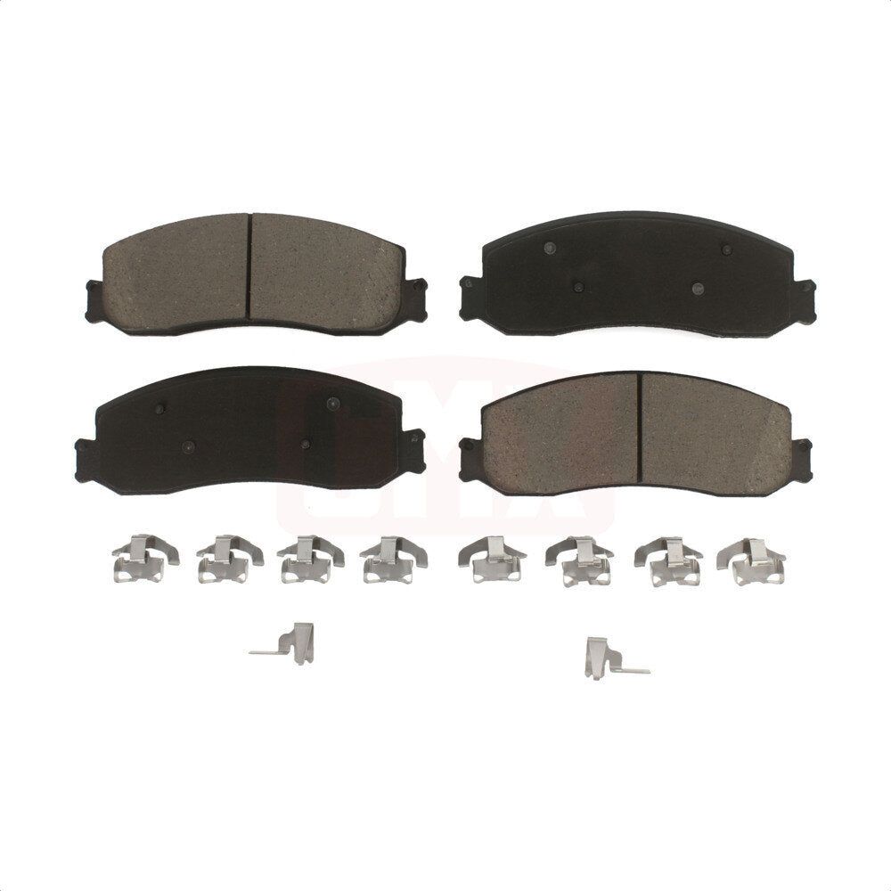 Front Ceramic Disc Brake Pads CMX-D1631 For Ford F-250 Super Duty F-350 F-450 by CMX