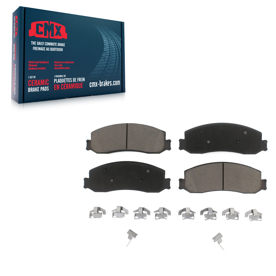 Front Ceramic Disc Brake Pads CMX-D1631A For Ford F-350 Super Duty F-250