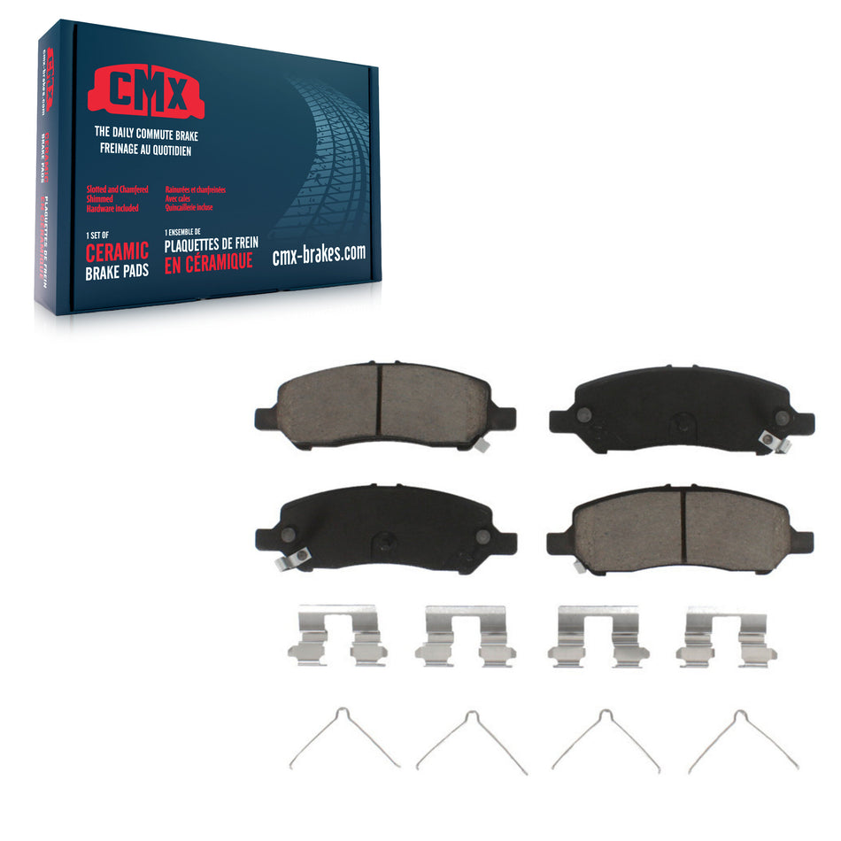 Rear Ceramic Disc Brake Pads CMX-D1647 For 2013-2016 Dodge Dart