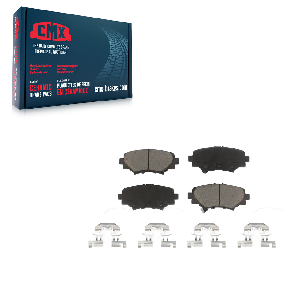 Rear Ceramic Disc Brake Pads CMX-D1729 For Mazda 3 Sport