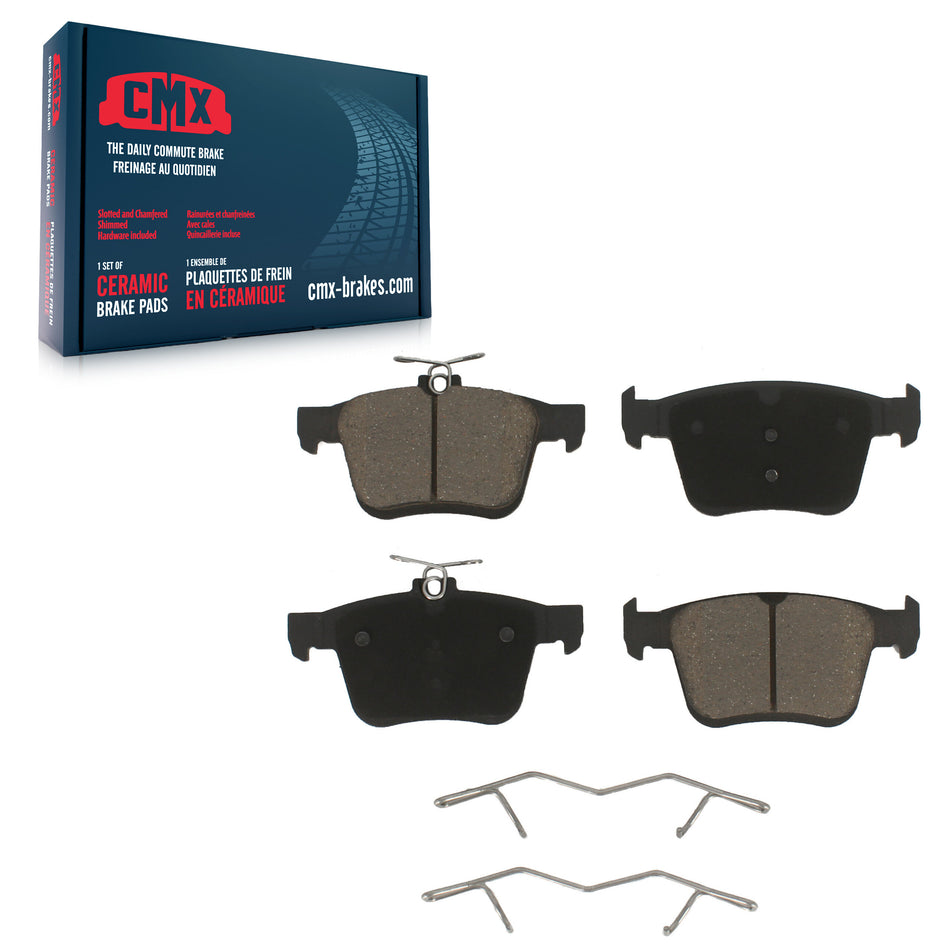 Rear Ceramic Disc Brake Pads CMX-D1761 For Volkswagen Tiguan Jetta Atlas Audi Q3 Taos Cross Sport A3