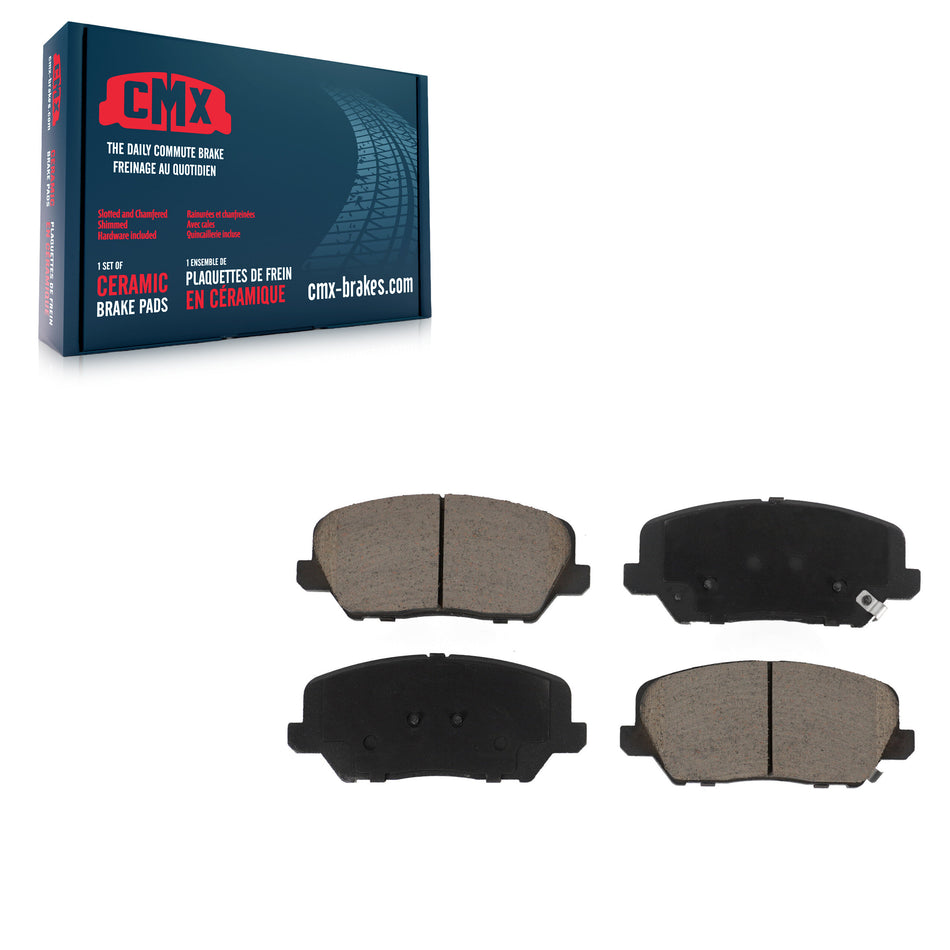 Front Ceramic Disc Brake Pads CMX-D1827 For Kia Forte Forte5 Hyundai Veloster Koup