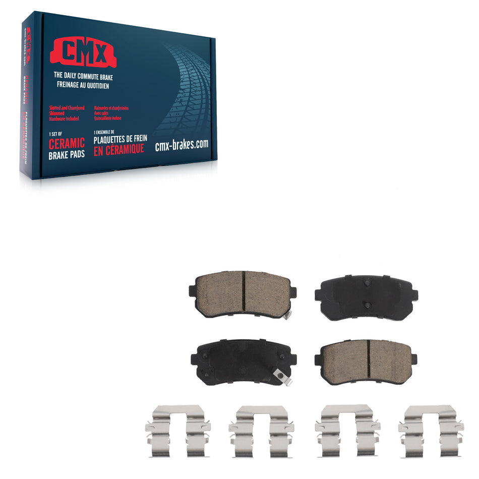 Rear Ceramic Disc Brake Pads CMX-D1829 For Hyundai Sonata Kia Optima