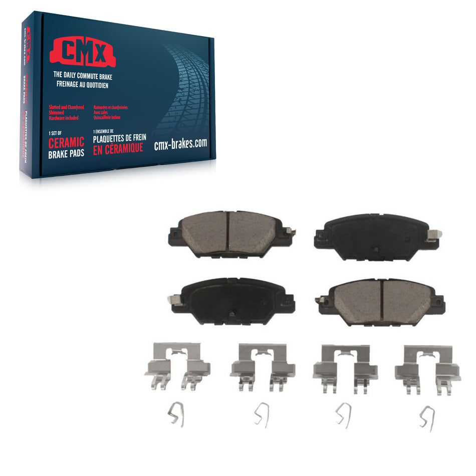 Rear Ceramic Disc Brake Pads CMX-D1846 For 2016-2024 Mazda CX-5
