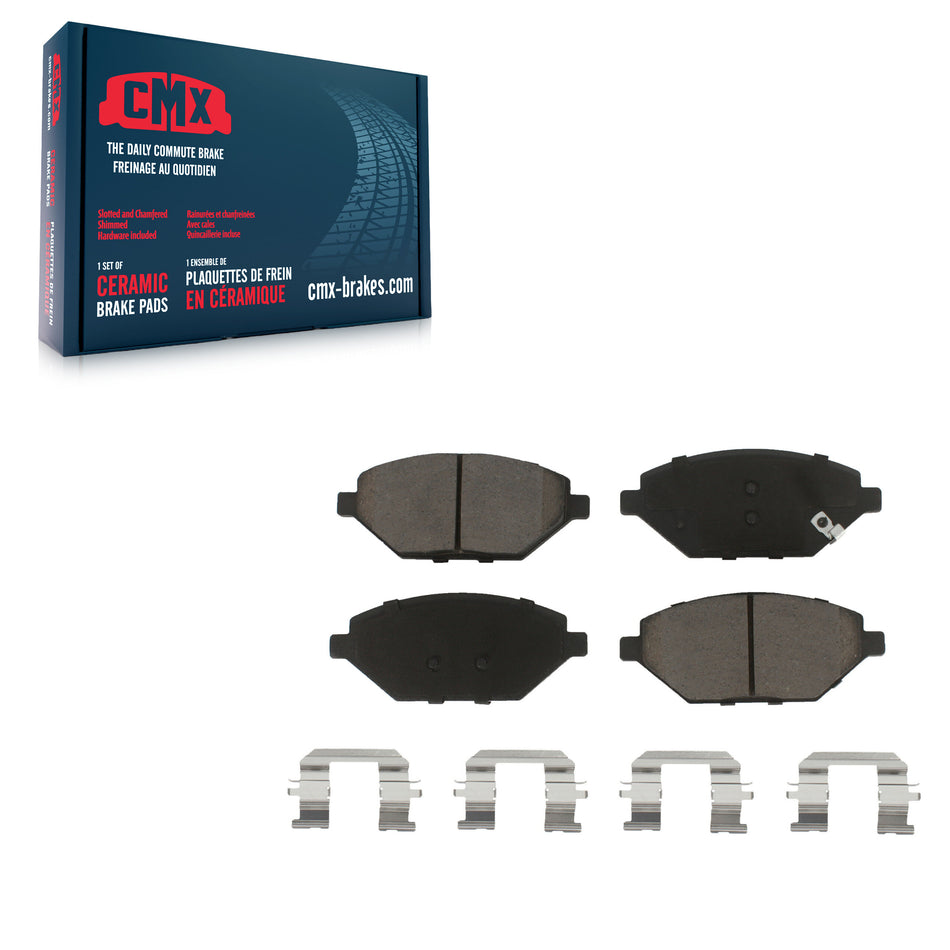 Front Ceramic Disc Brake Pads CMX-D1864 For 2016-2022 Chevrolet Spark
