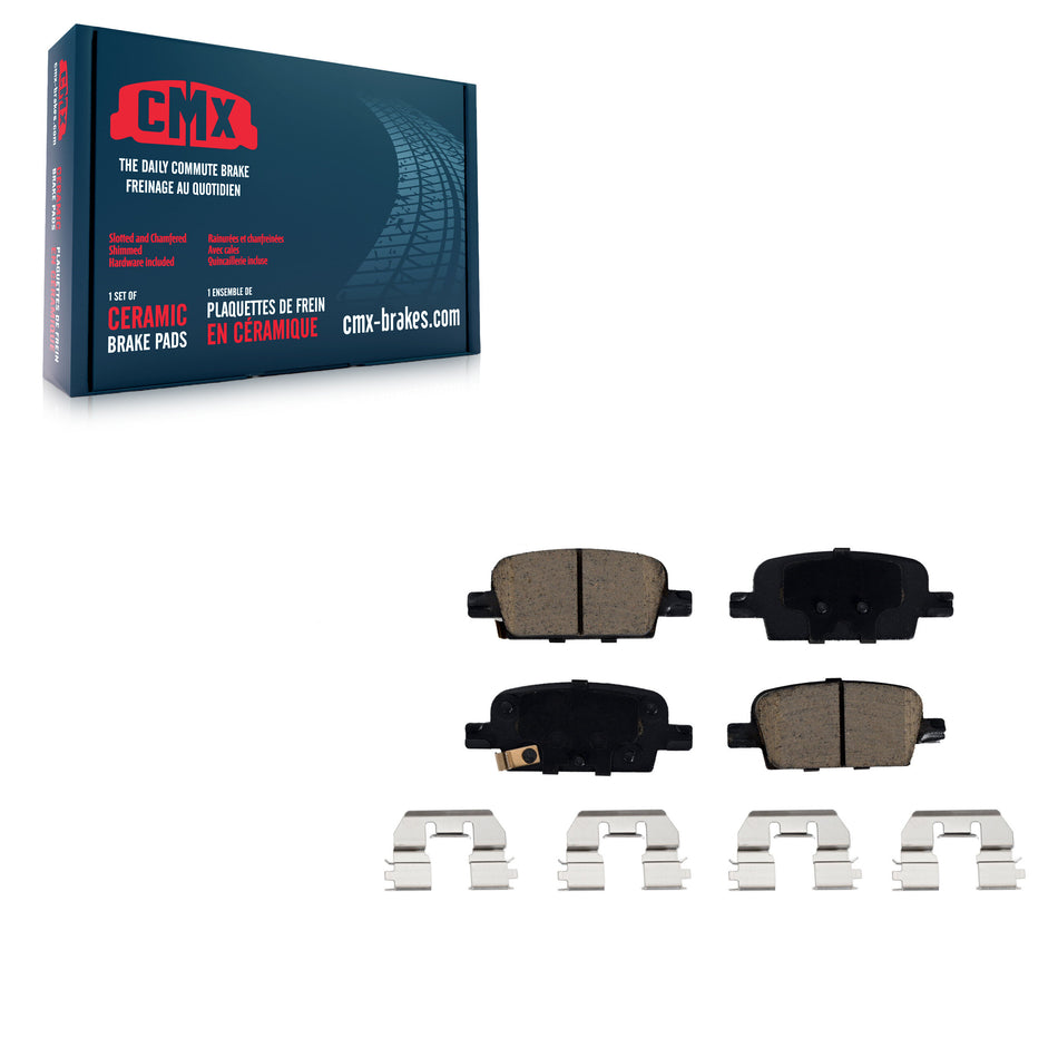Rear Ceramic Disc Brake Pads CMX-D1921 For 2016-2022 Chevrolet Malibu With Manual Parking