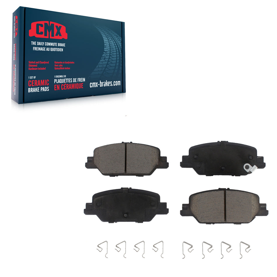 Rear Ceramic Disc Brake Pads CMX-D2037 For 2017-2024 Honda CR-V
