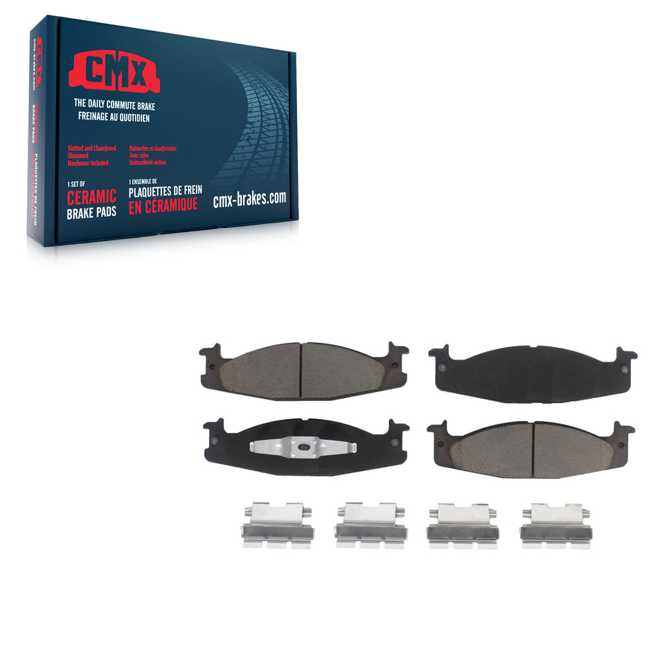 Front Ceramic Disc Brake Pads CMX-D632 For Ford F-150 E-150 Econoline Bronco Club Wagon