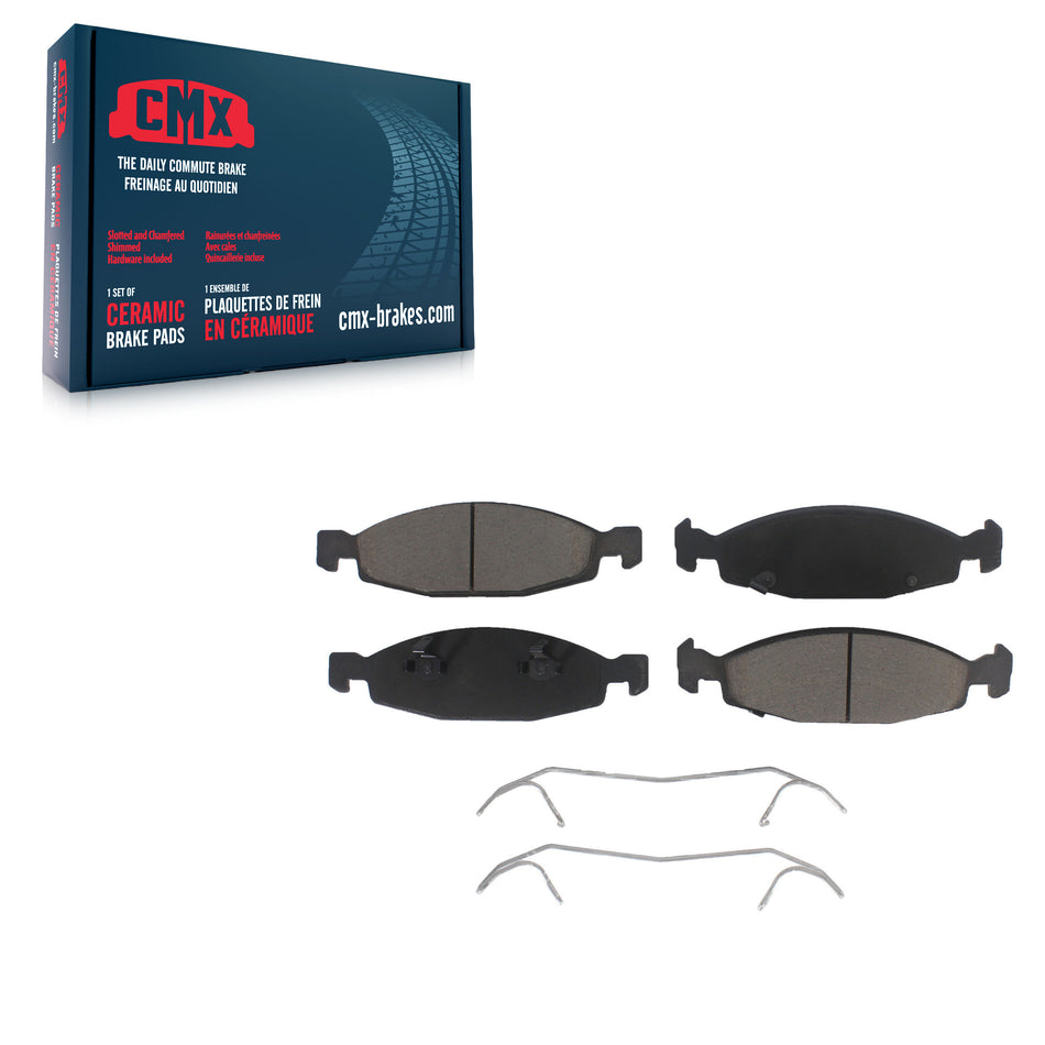 Front Ceramic Disc Brake Pads CMX-D790 For 1999-2002 Jeep Grand Cherokee With Teves & ATE Caliper