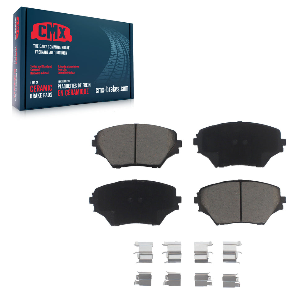 Front Ceramic Disc Brake Pads CMX-D862 For 2001-2005 Toyota RAV4