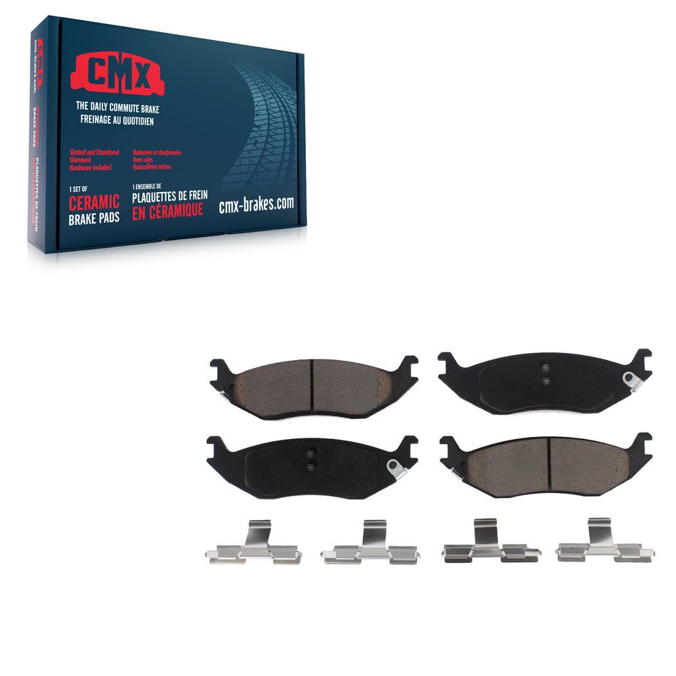 Rear Ceramic Disc Brake Pads CMX-D898 For Dodge Ram 1500