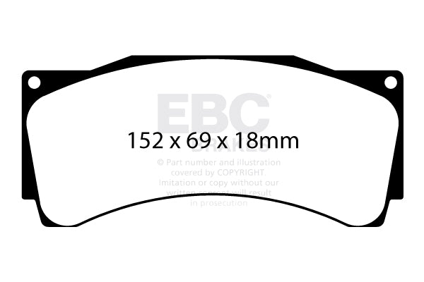 EBC Brakes Brake Pad - DP8080.18SR21