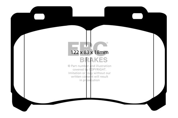 EBC Brakes Brake Pad - DP41004R