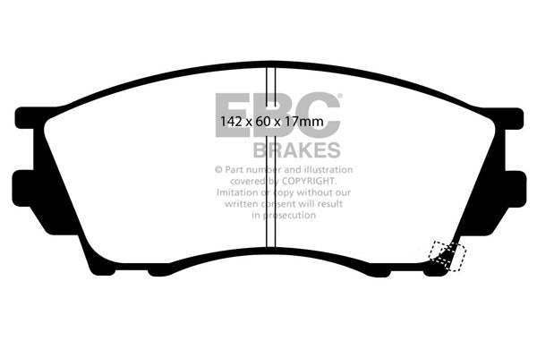 EBC Brakes Brake Pad - UD1019
