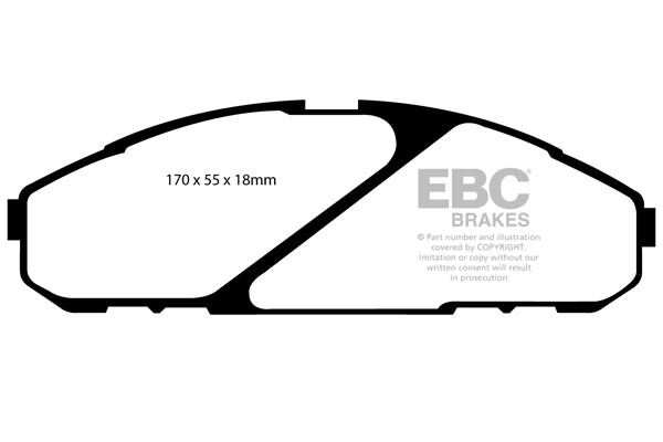 EBC Brakes Brake Pad - UD1020