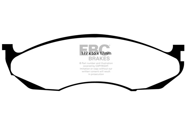 EBC Brakes Brake Pad - DP61022