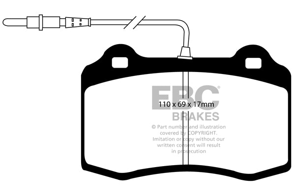 EBC Brakes Brake Pad - DP51031NDX