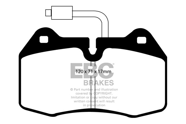 EBC Brakes Brake Pad - DP41032R