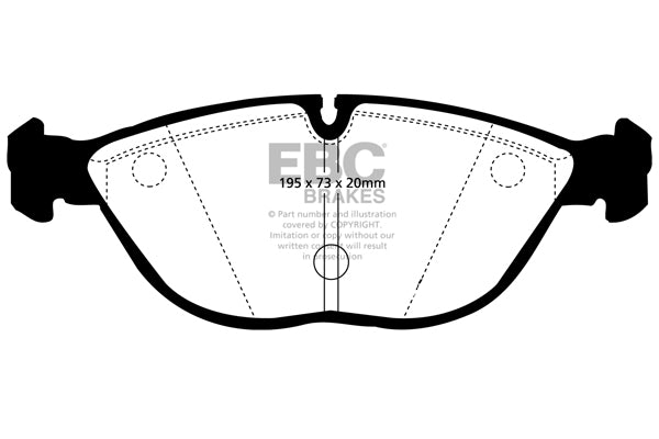 EBC Brakes Brake Pad - DP1035