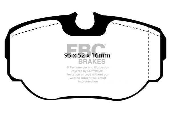 EBC Brakes Brake Pad - DP61038