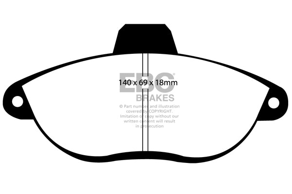 EBC Brakes Brake Pad - UD1053