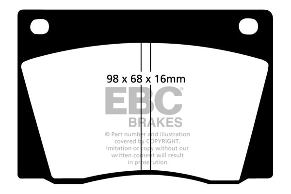 EBC Brakes Brake Pad - DP3108C