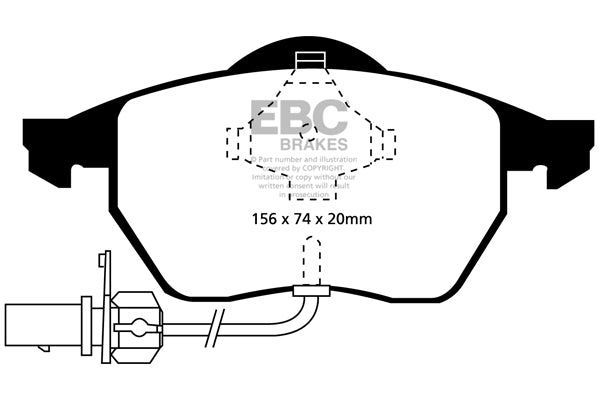 EBC Brakes Brake Pad - DP1114