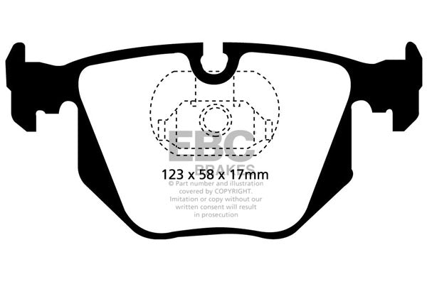EBC Brakes Brake Pad - DP41118R