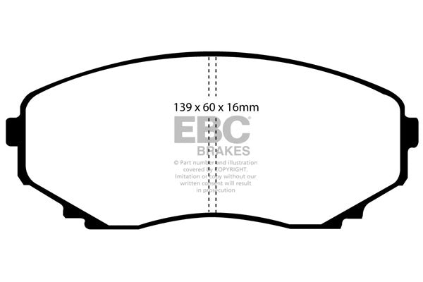 EBC Brakes Brake Pad - DP1121