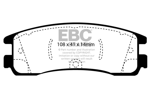 EBC Brakes Brake Pad - DP21122